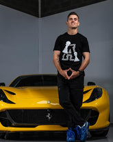 A Double Pawn Tee Black
